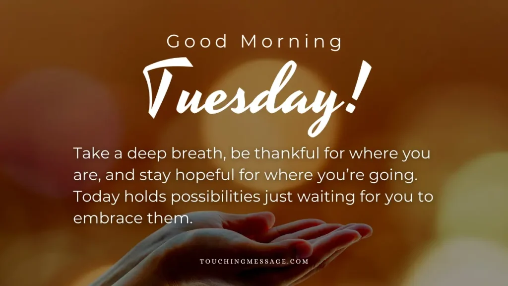 Good Morning Tuesday Wishes