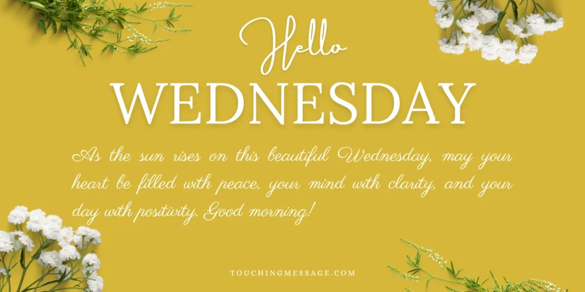 Good Morning Wednesday Wishes, Blessings, and Quotes