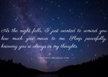 Heart-Touching Goodnight Messages to Warm the Heart