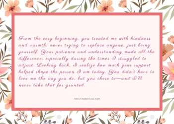 Touching Letters for My Stepmom